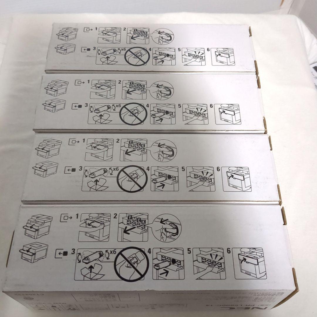 純正品　NEC PR-L5800C トナーカートリッジ 4色セット