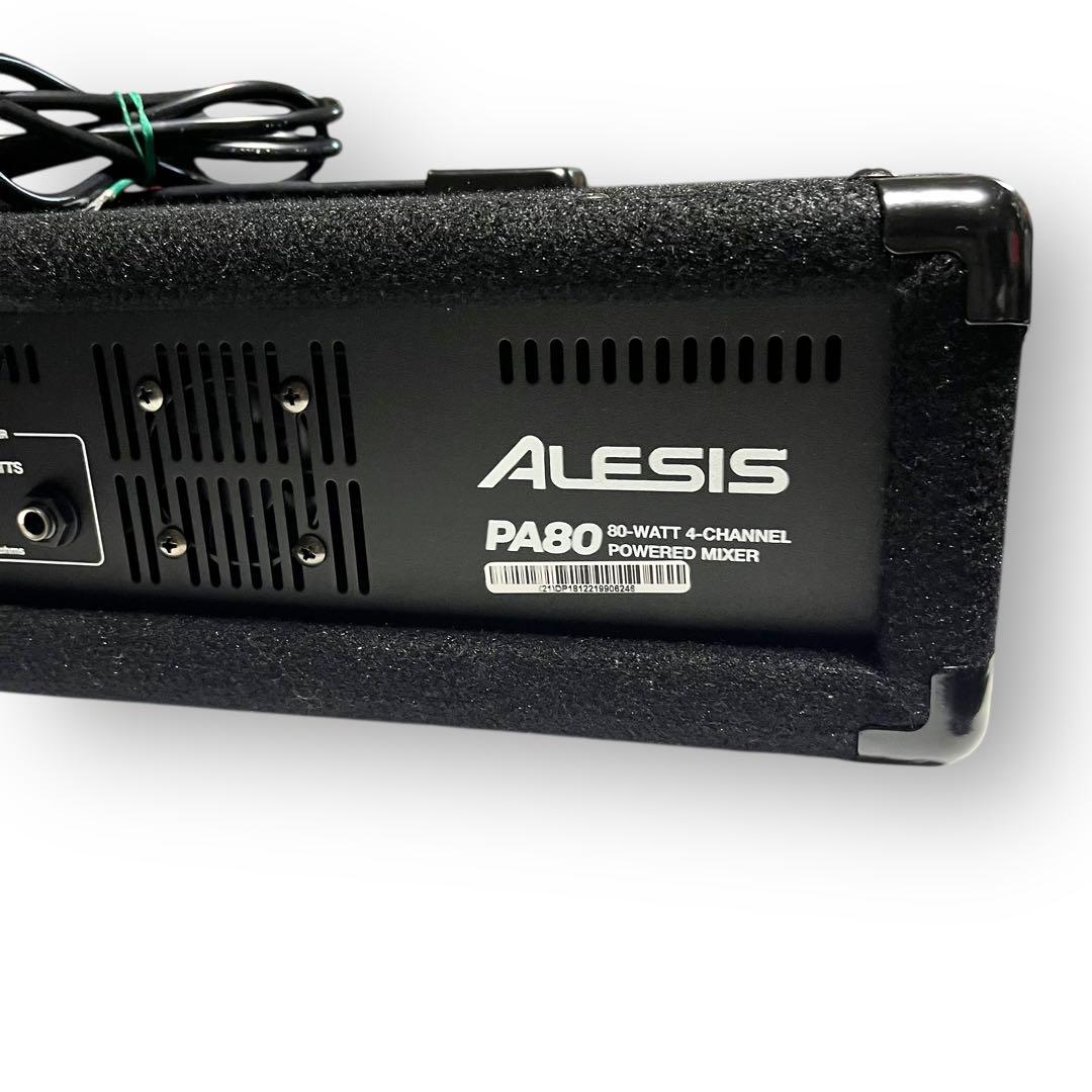 Alesis PA80 パワードミキサー 80W 4ch 動作良好