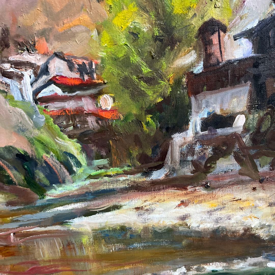 【更に値下げしました】油絵画F30