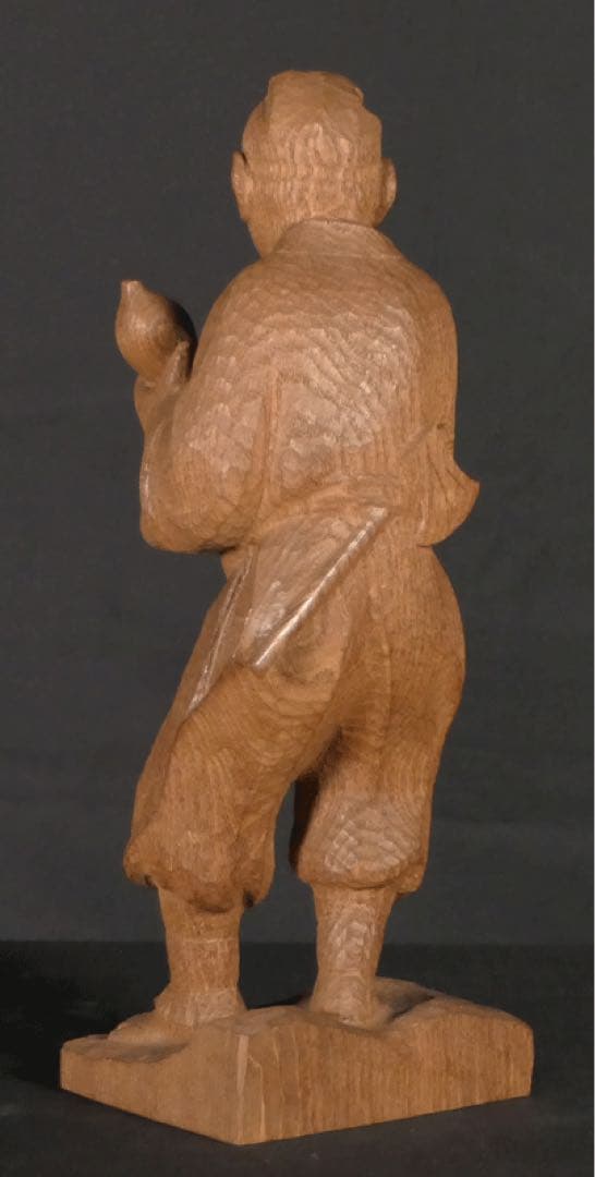 ★名品　【 木彫 養老孝子像 】 養老の滝 古今著聞集 宮彫り 山車彫刻