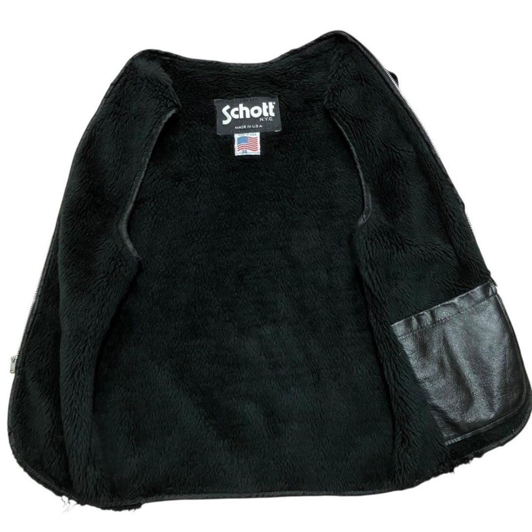 schott ショット641レザージャケット ライダース　シングルライナー付きS