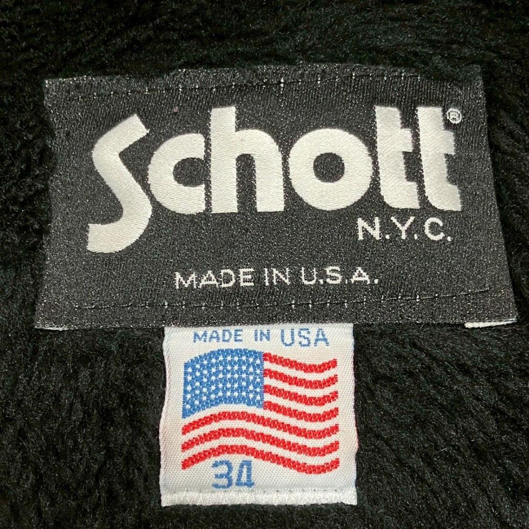 schott ショット641レザージャケット ライダース　シングルライナー付きS