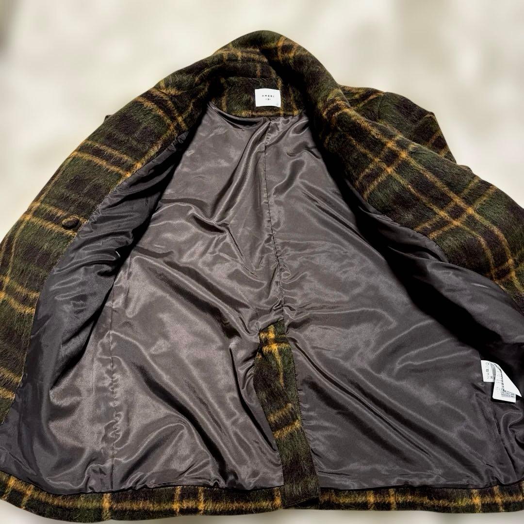 【AMERIVINTAGE】ADORABLE SHAGGY CHECK COAT