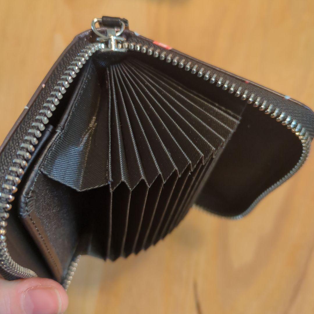 sampo×perche×earイア パピヨネ　スペーストイ ジャバラ折り財布