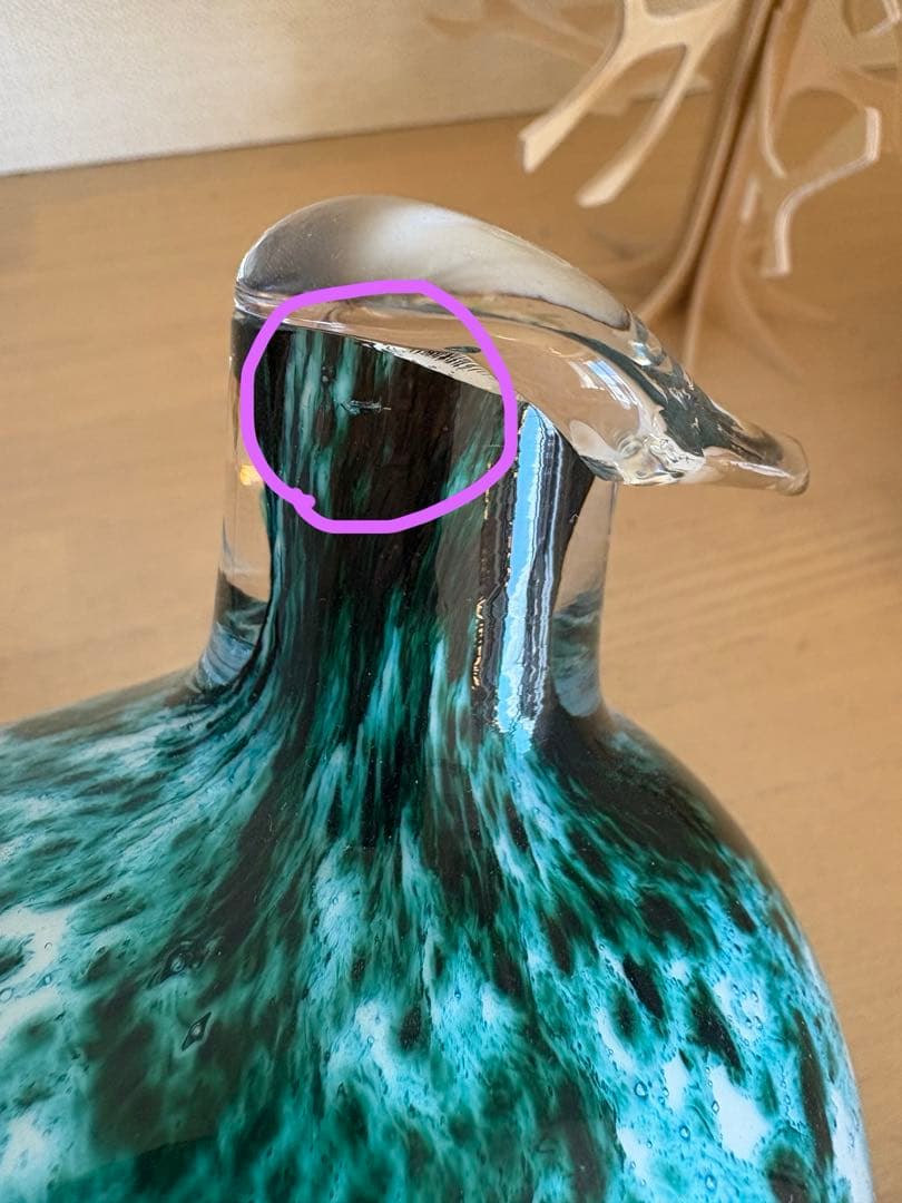 オイバ・トイッカ　OIVA TOIKKA 1983 Green bird バード