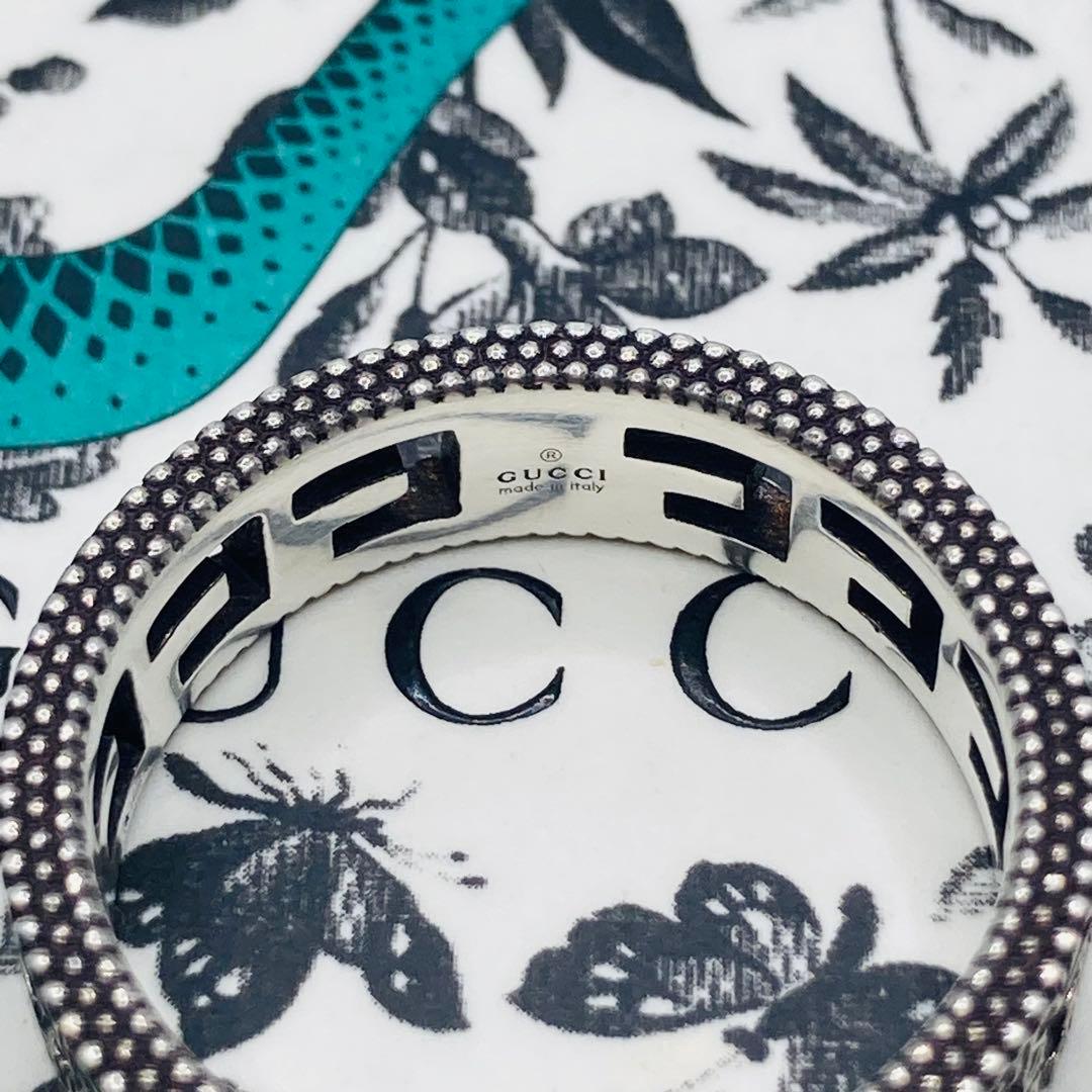 きりとさん！　GUCCI リング ナロー アラベスク G AG925 #21