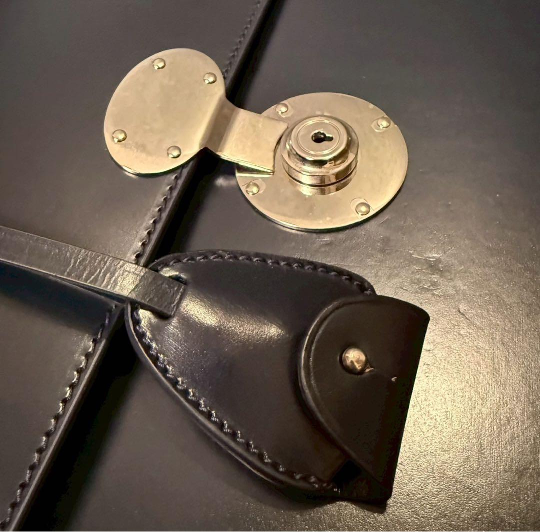 SIMPSON LONDON ブリーフバック ネイビー