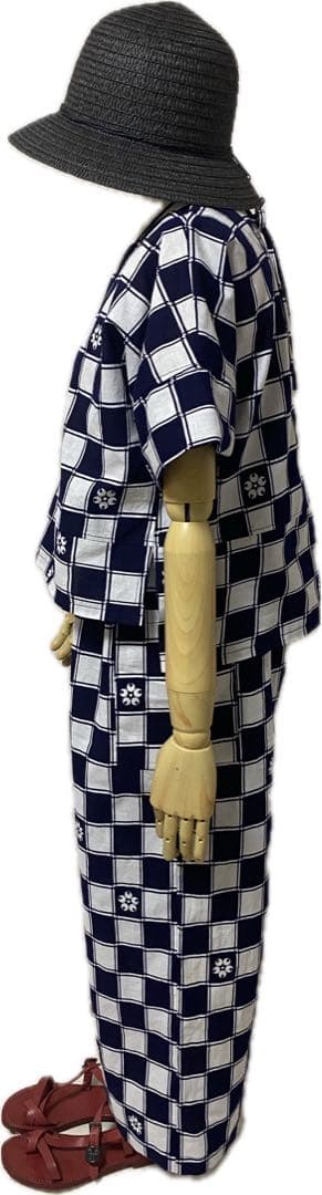 浴衣　反物　リメイク　セットアップ　トップス　パンツ