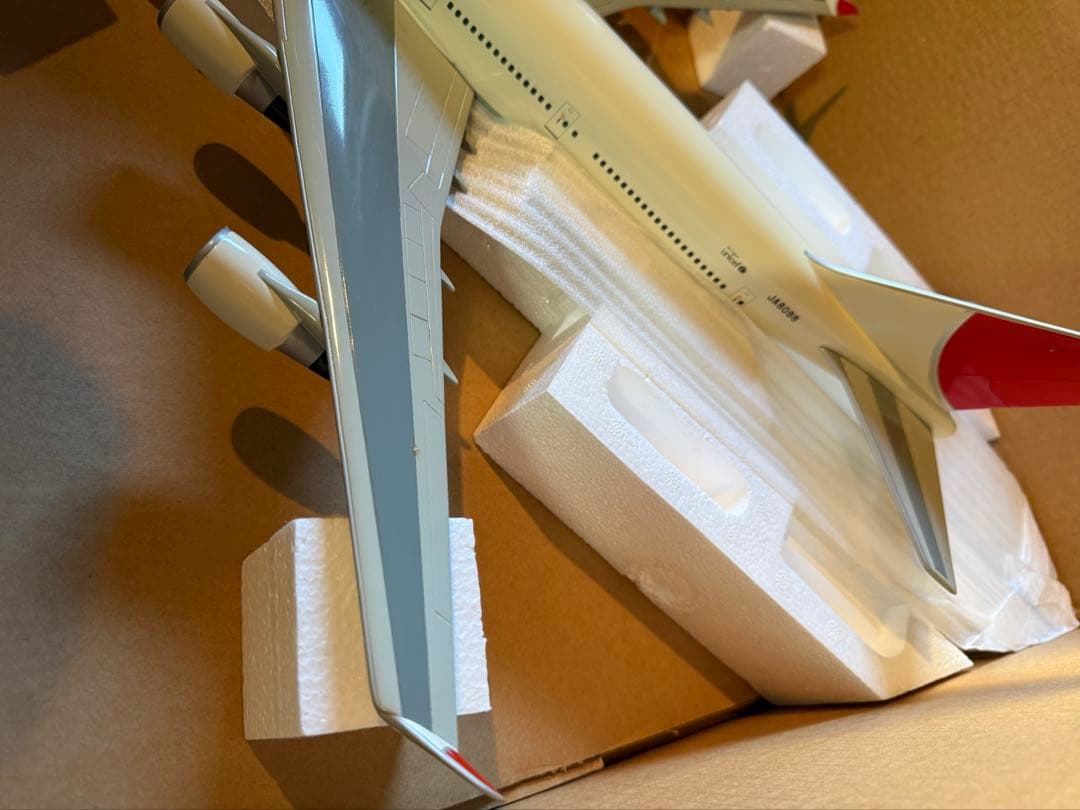 JAL 日本航空 公式販売B747-400 ジャンボ 大型 ディスプレイモデル