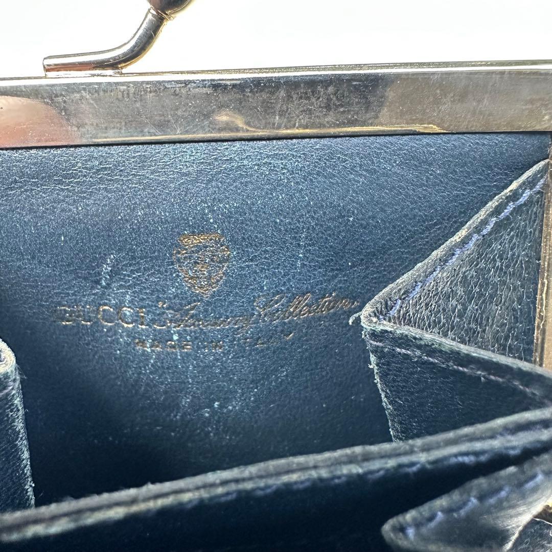 オールド GUCCI オールドグッチ がま口 財布 ケース レトロ