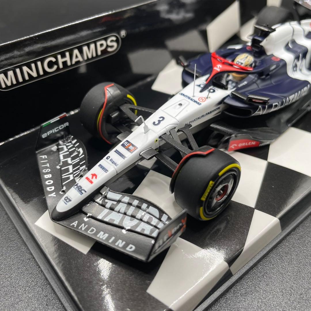 ミニチャンプス 1/43アルファタウリAT04ハンガリーGP 2023Dリカルド