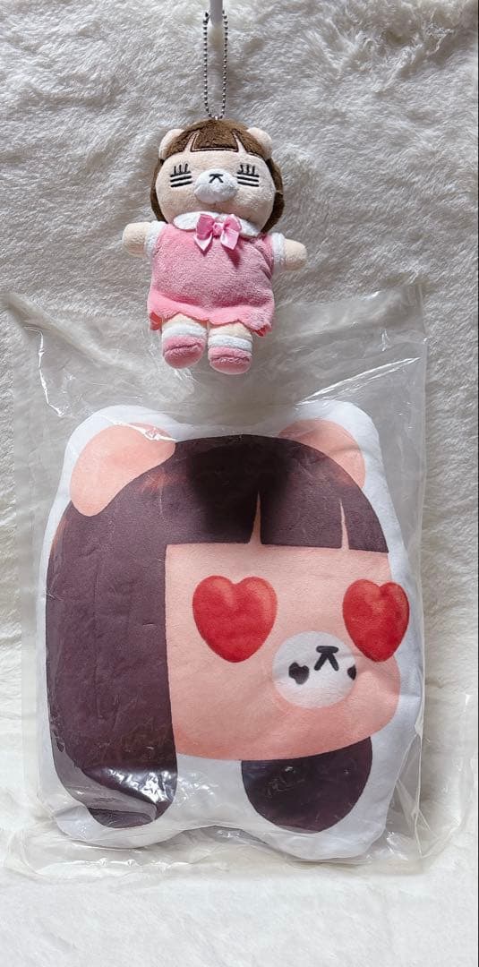 【2022年製】コレサワ　ぬいぐるみキーホルダー・クッション2点セット 匿名配送