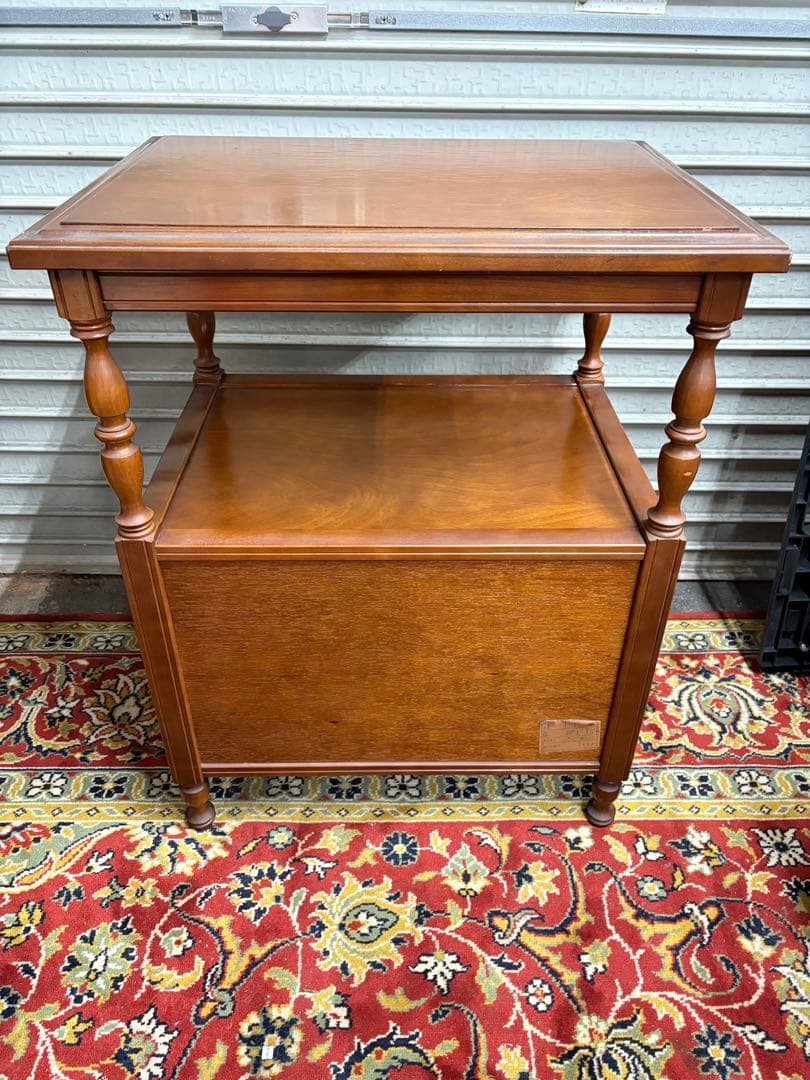 徳田家具 TOKUDA　キャビネット　電話台　昭和レトロ　ヴィンテージ