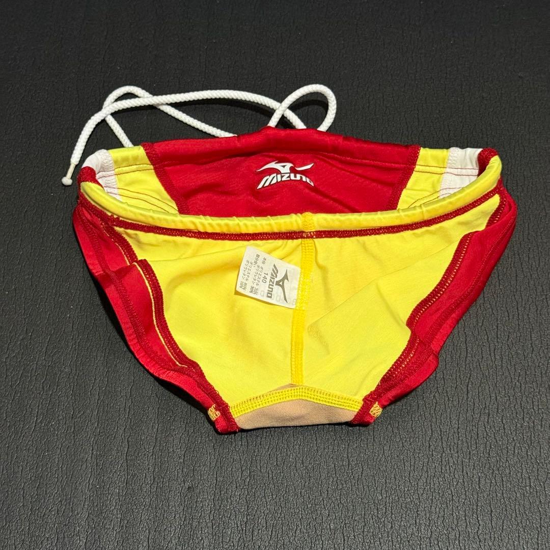 Mizuno 競泳用水着 赤/黄 140サイズ