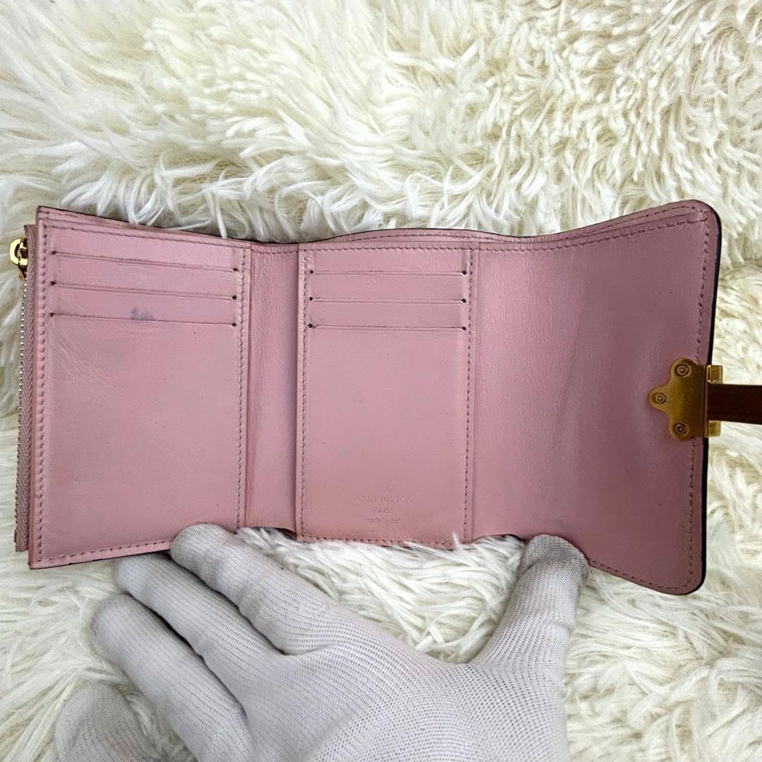 ルイヴィトン モノグラム ポルトフォイユ チェリーウッド ローズバレリーヌ 財布