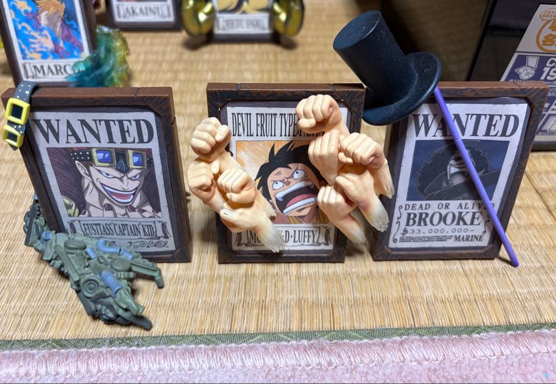 ワンピース 手配書フィギュアセット