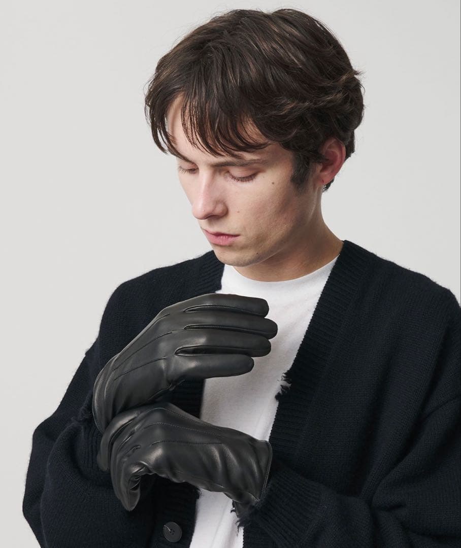 【未使用品】レザー グローブ タッチパネル対応