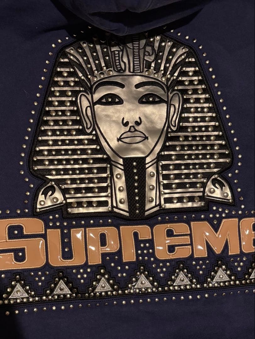 supreme Pharaoh Studded Hooded スタッズ　L