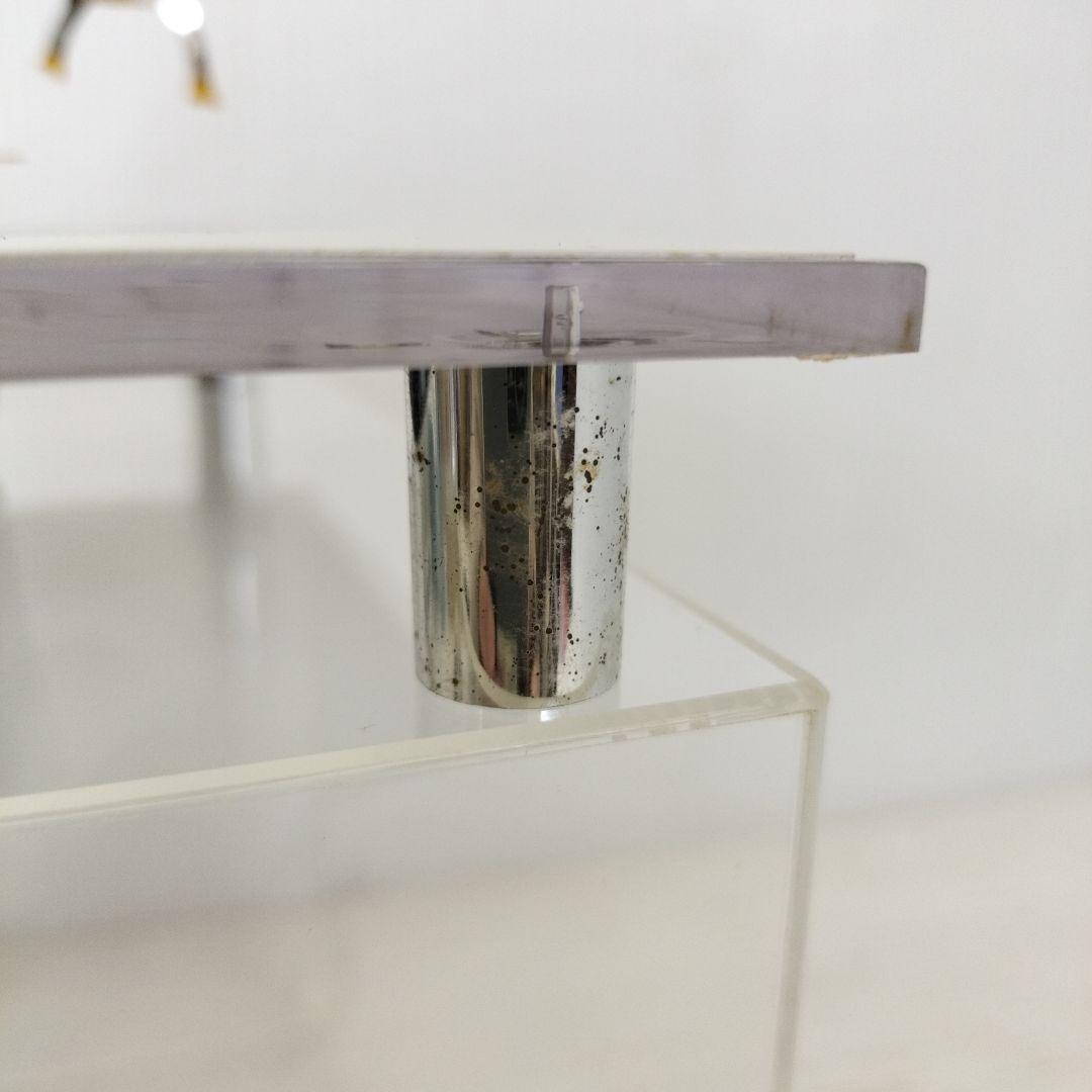 JECO水晶時計 メリーゴーランド 杉井清二 天体 置時計 ポストモダン 80s