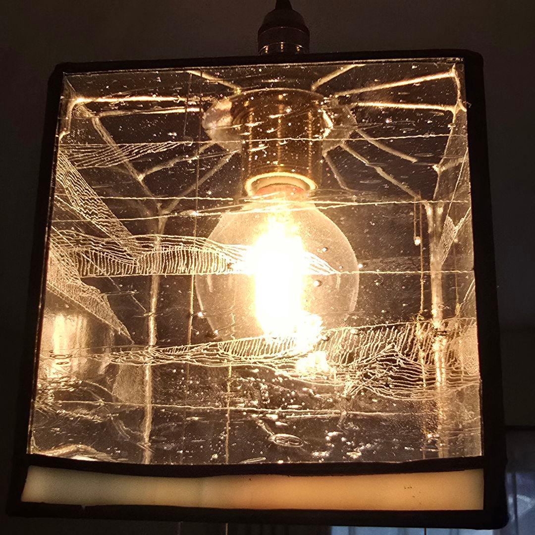 長野深雪 雪ガラス ペンダントライト ステンドグラス