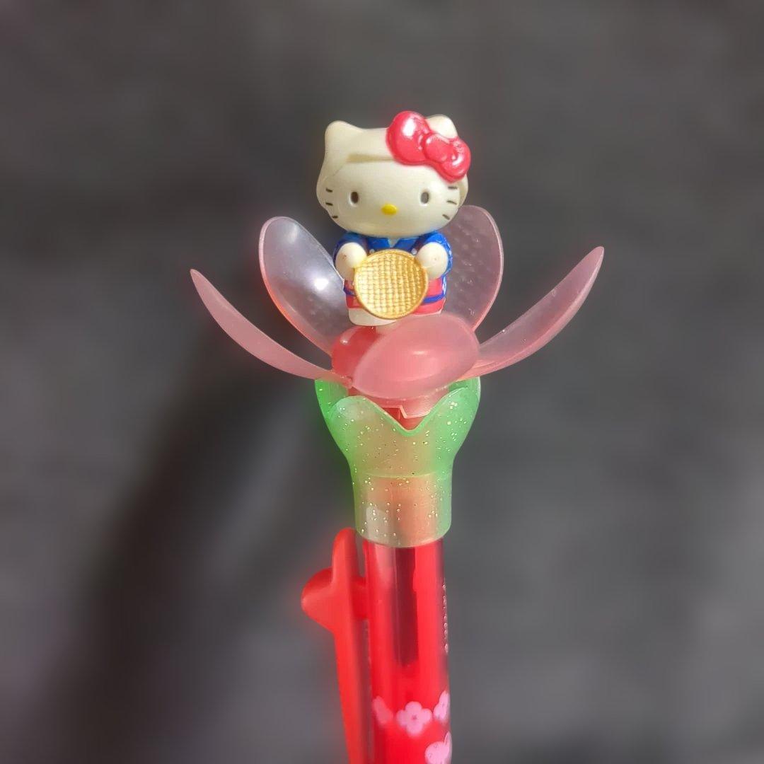 希少 レア ご当地キティ 島根安来節 ボールペン 花びら サンリオ