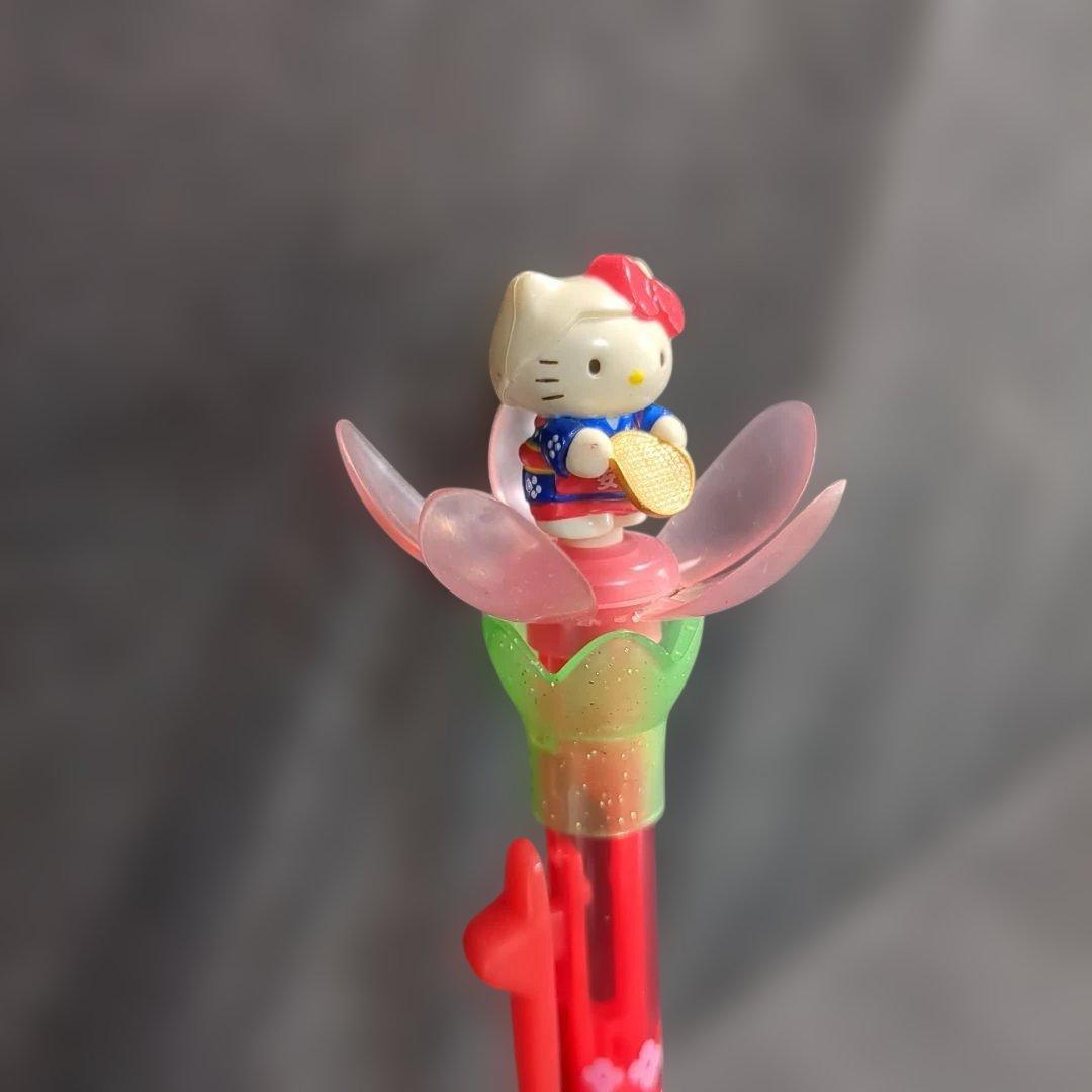 希少 レア ご当地キティ 島根安来節 ボールペン 花びら サンリオ