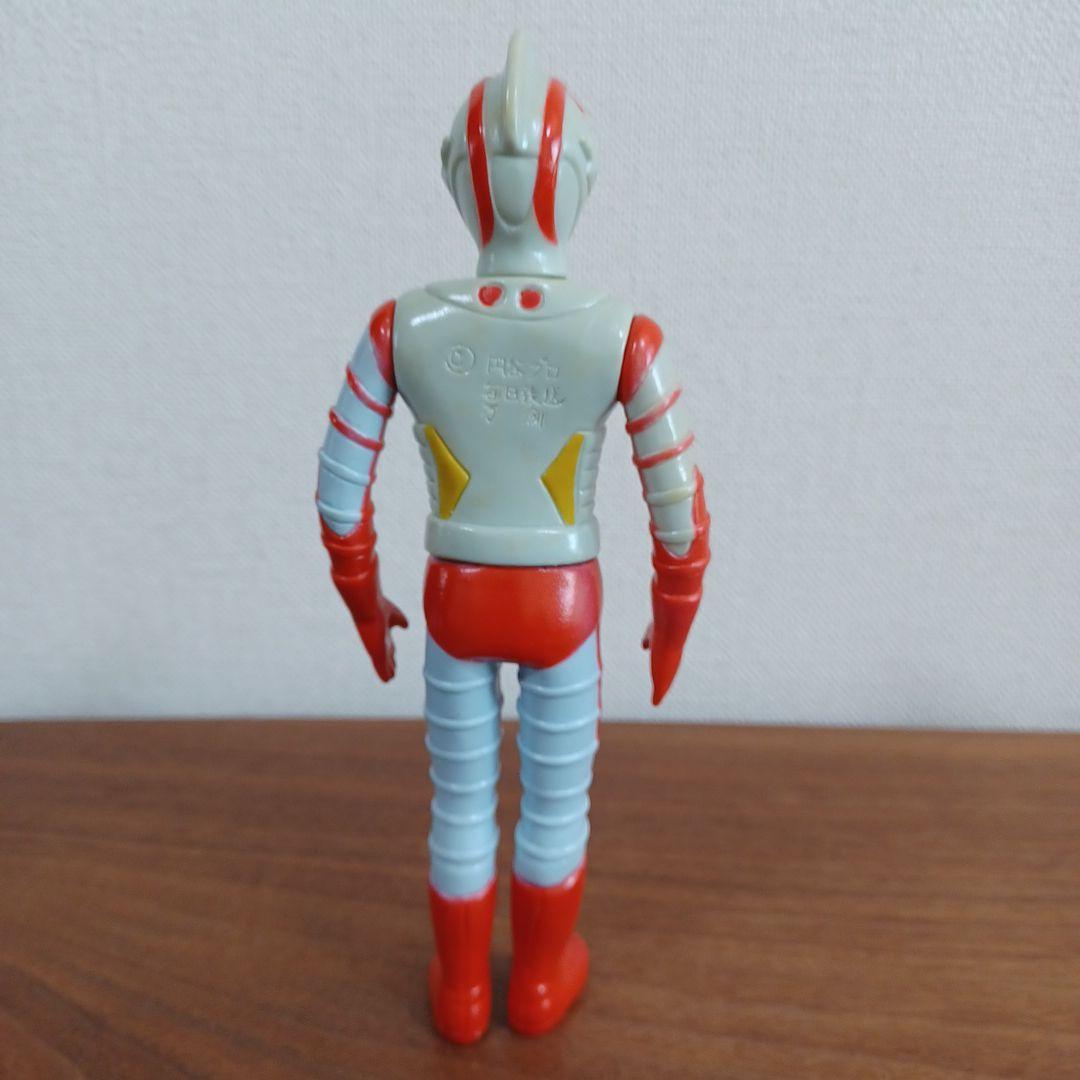 当時もの　タケミ製「ジャンボーグA」希少ソフビフィギュア（万創シール付き）