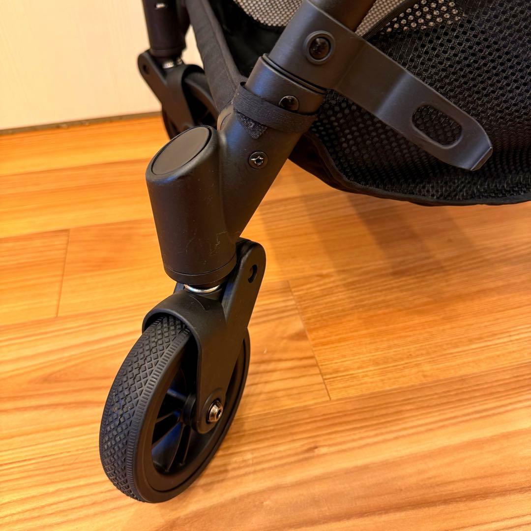 極美品 smooca ペットカート スムーカ レザー ブラウン 折畳