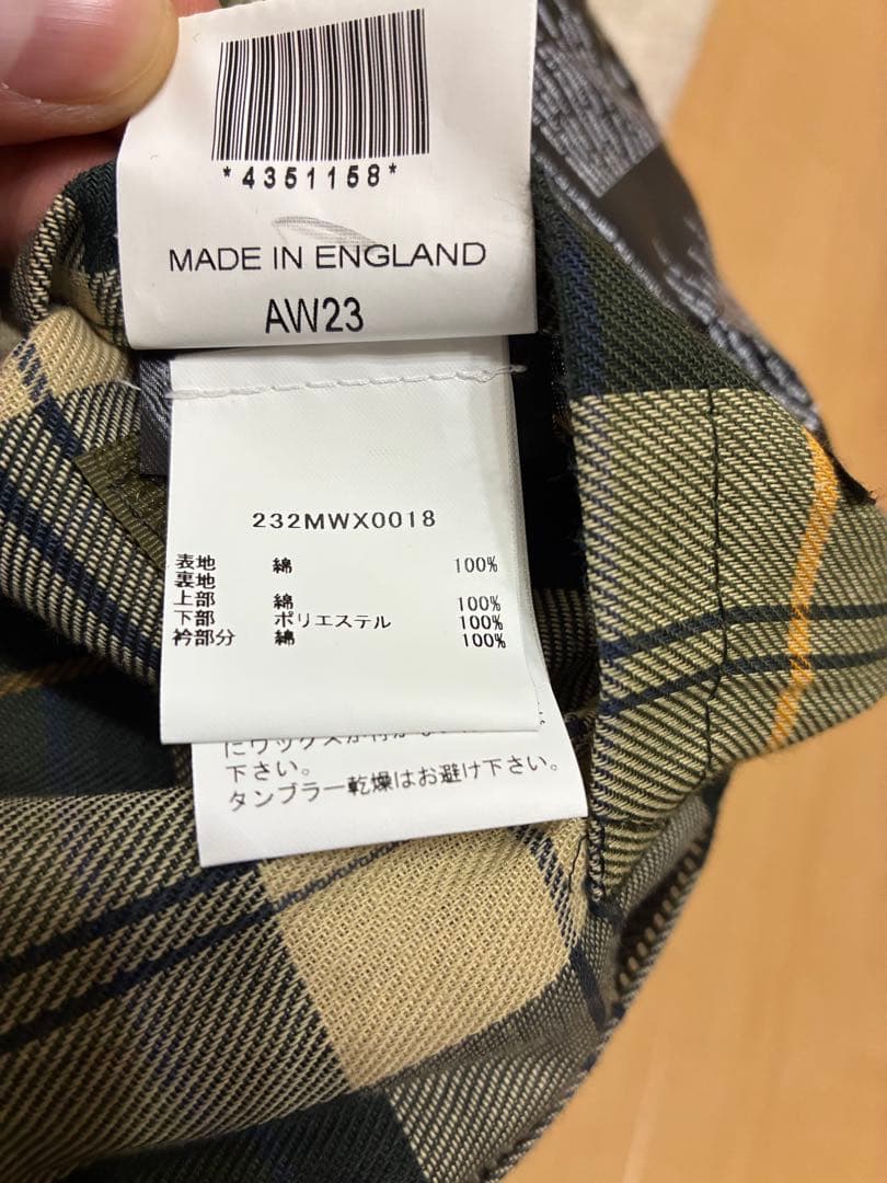 Barbour バブアー ビデイル ワックスド 40 セージ レギュラー