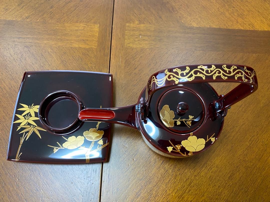 輪島塗屠蘇漆器セット ⭐︎梅竹模様