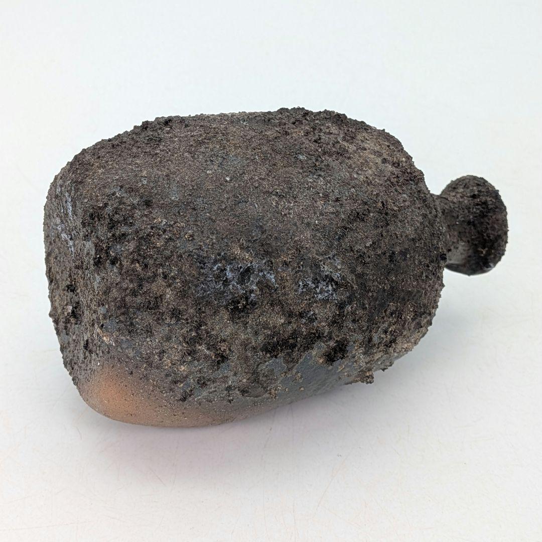 難波正己 備前焼 窯変徳利 共箱栞 酒器 食器 とっくり 一輪挿し花入 花器