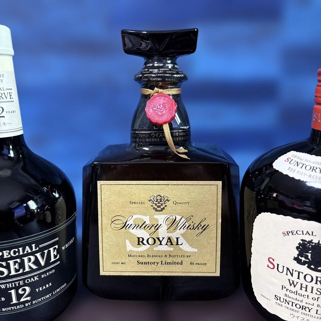 サントリー ウィスキー５本 ＋ ミニボトル２本　全７本セット！