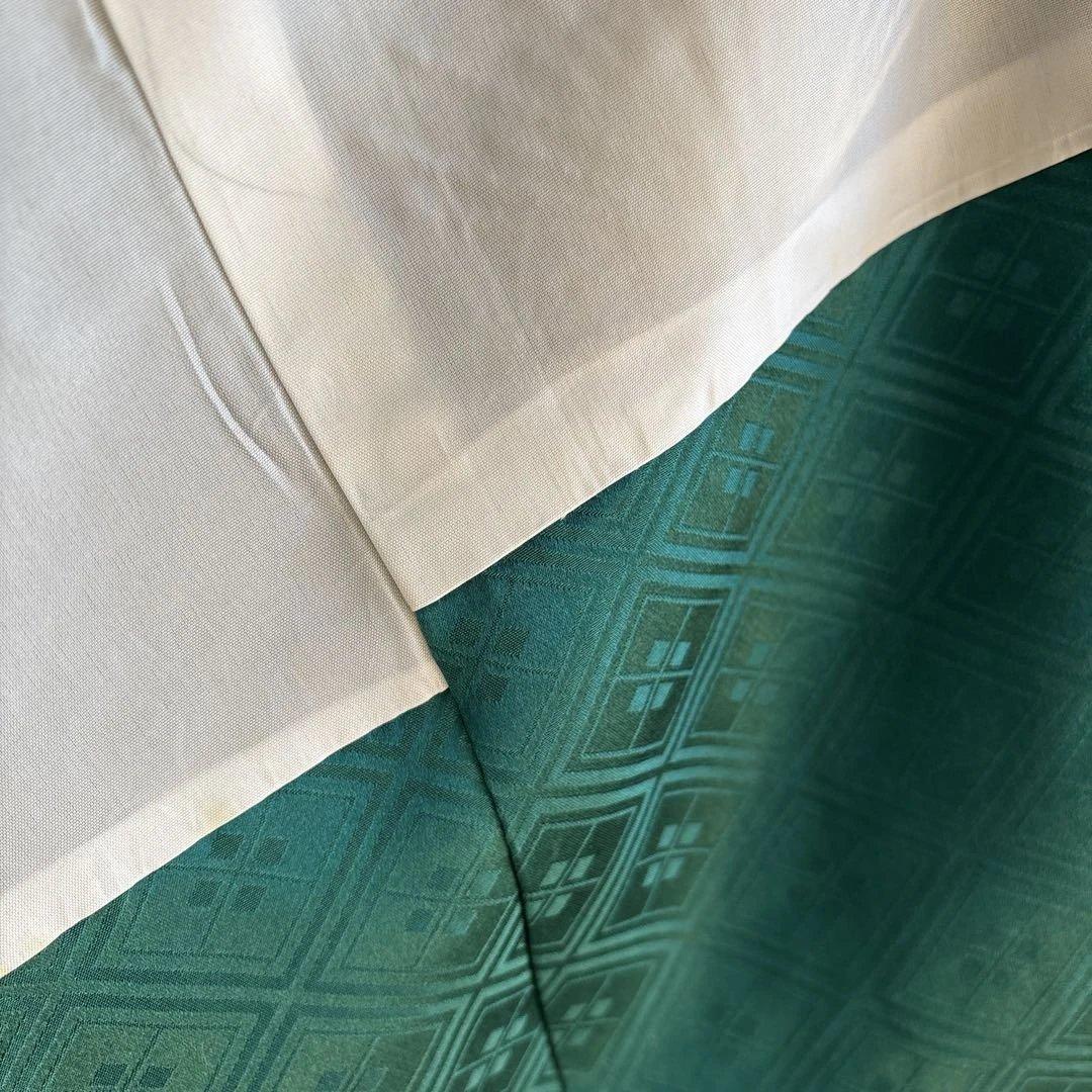 No.10 正絹　総刺繍 男の子お祝い着　長襦袢 七五三　のしめ