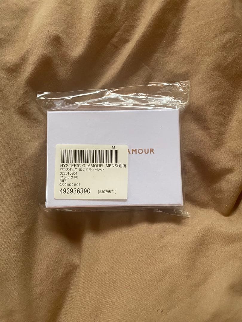 HYSTERIC GLAMOUR 三つ折り財布 ブラック