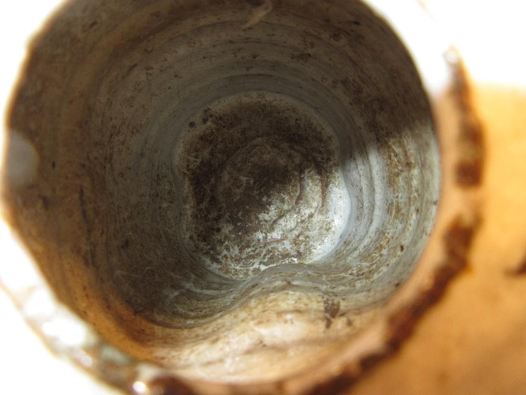 送料込【逢絢亭】茶道具 掛花入 萩焼 旅枕の形 渋谷泥詩 共箱入り