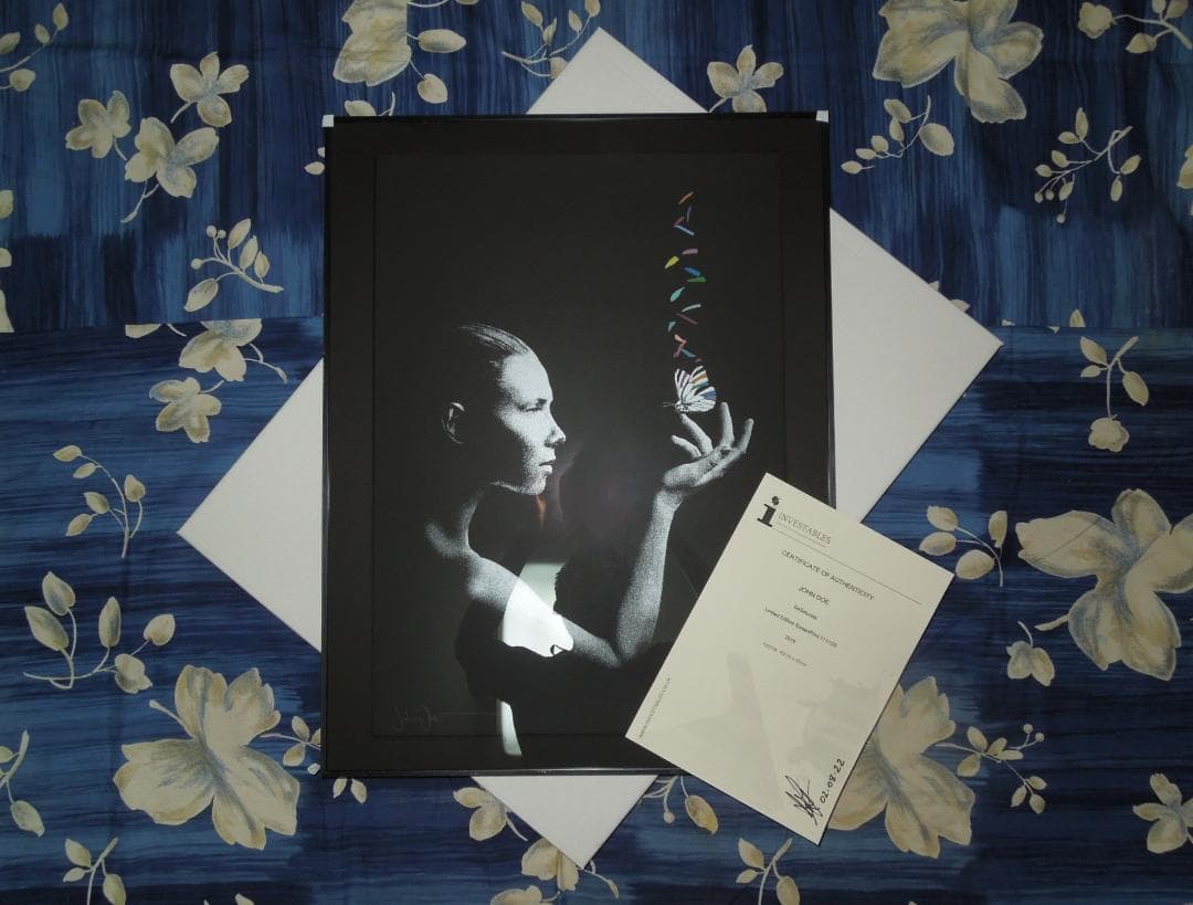 レア　真作　John Doe　直筆サイン　村上隆　banksy　kyne　COA