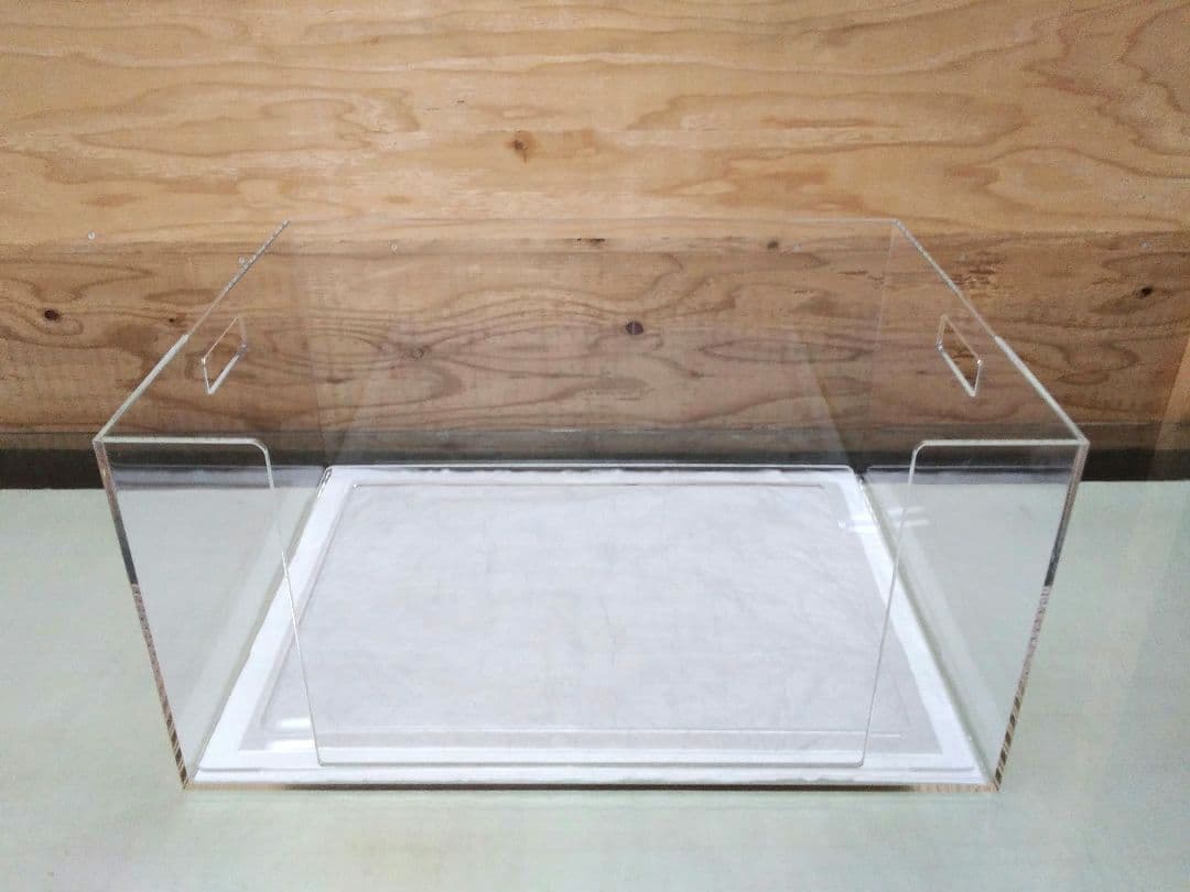 ペットアクリルトイレ ICHIGOtype 　　　透明色　ワイドサイズ