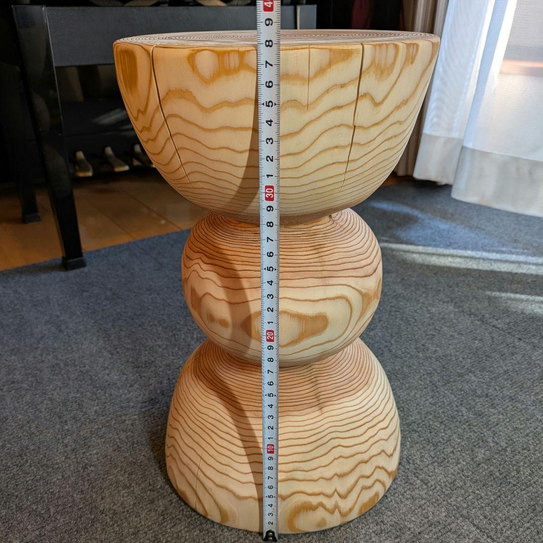 杉　丸太　椅子　スツール　テーブル　高さ約38㎝