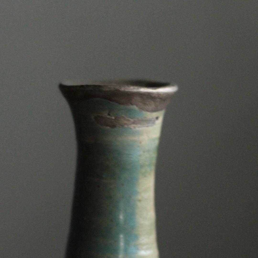 緑釉 徳利 唐津 壺屋 龍門司 酒器 古美術 古道具 アンティーク