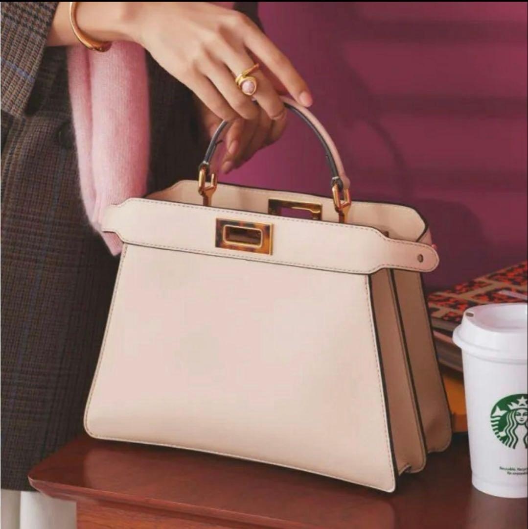 【フェンディ】ピーカブーアイシーユースモールピンクべっ甲