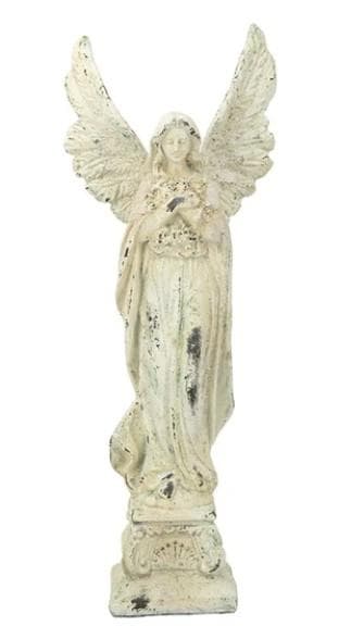 置物 天使 エンゼル アンティーク シャビー クリスマス 85613AL