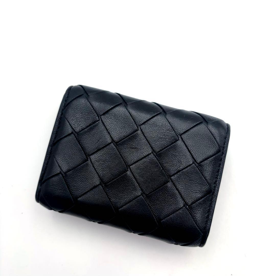 専用美品✨付属完備✨ボッテガヴェネタ 三つ折り財布 マキシイントレ レザー