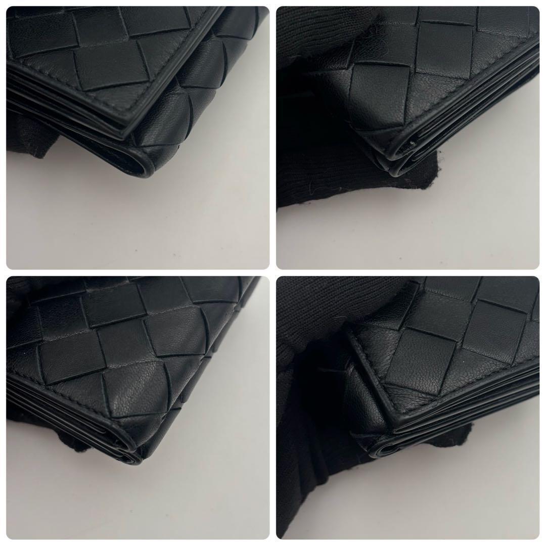 専用美品✨付属完備✨ボッテガヴェネタ 三つ折り財布 マキシイントレ レザー