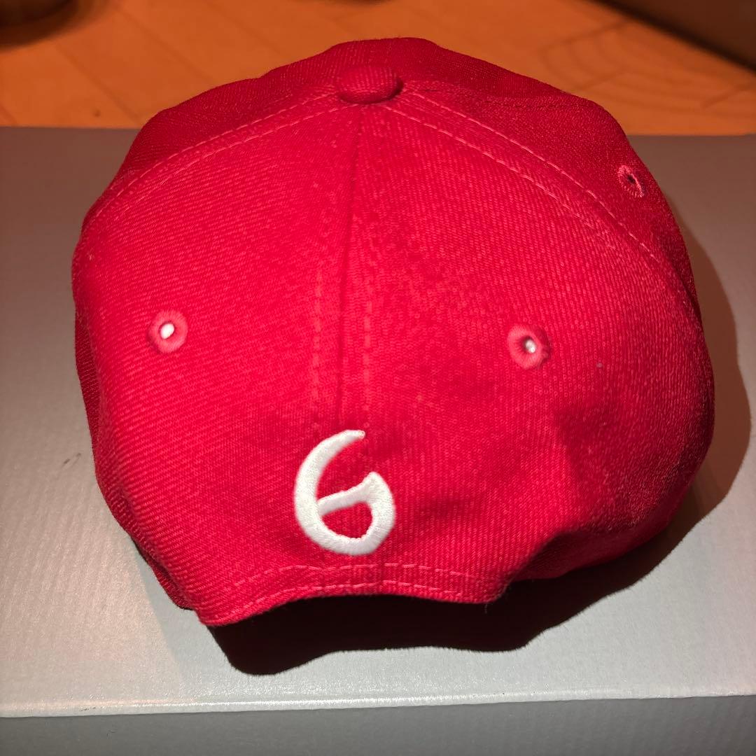 Saint Mxxxxxx × new era 9FIFTY キャップ　レッド