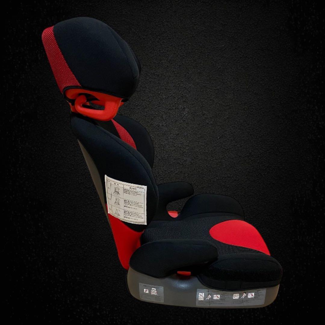 極美品✨AILEBEBE ALC248 ジュニアシート スカーレットブラック