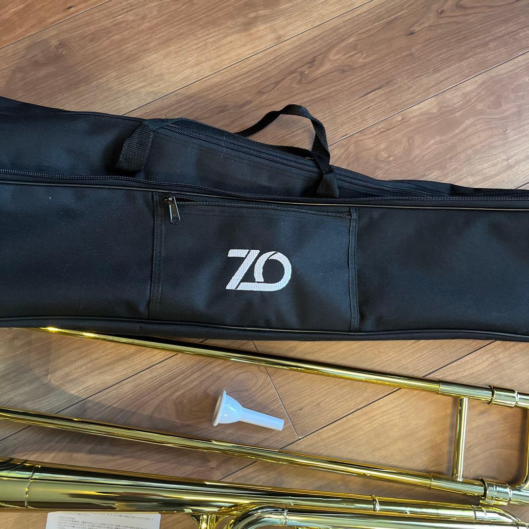 ZO　ゼット・オー プラスチック製テナーバストロンボーン（太管）　ゴールド