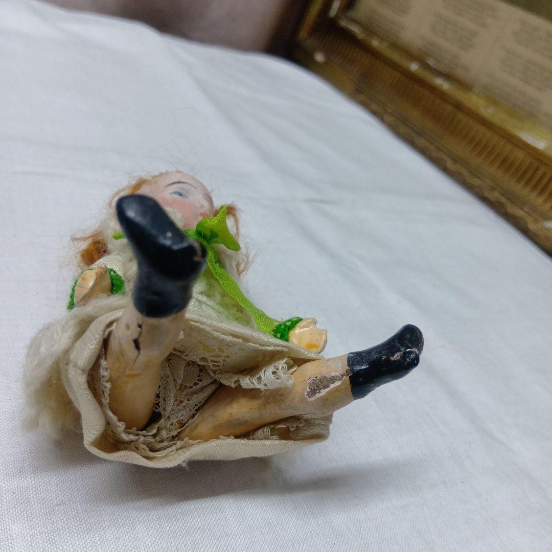 ♥フランスからやって素朴な　アンティークビスクドール　ミニョネット♥