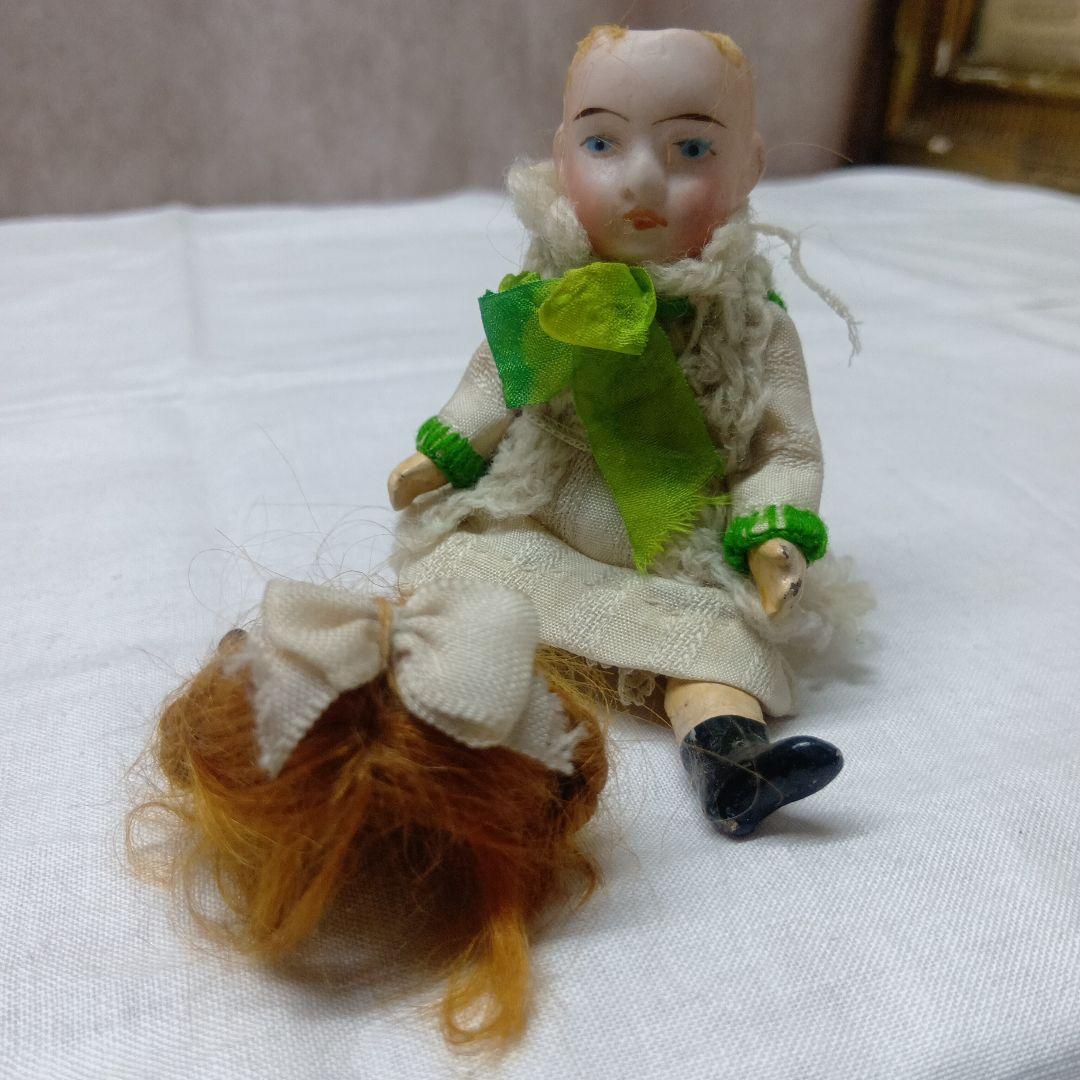 ♥フランスからやって素朴な　アンティークビスクドール　ミニョネット♥