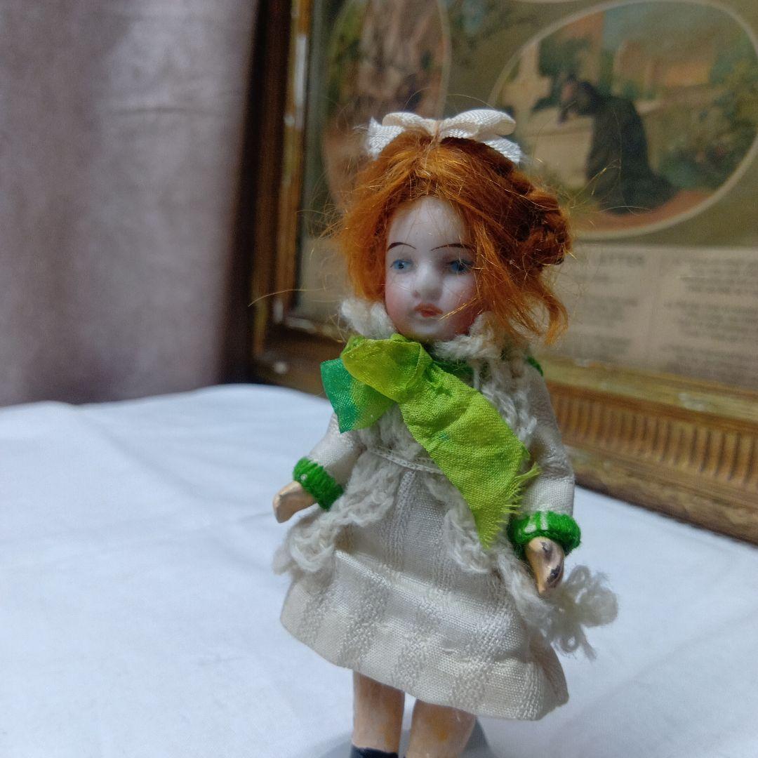 ♥フランスからやって素朴な　アンティークビスクドール　ミニョネット♥