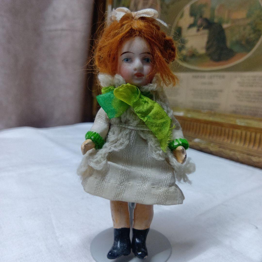 ♥フランスからやって素朴な　アンティークビスクドール　ミニョネット♥